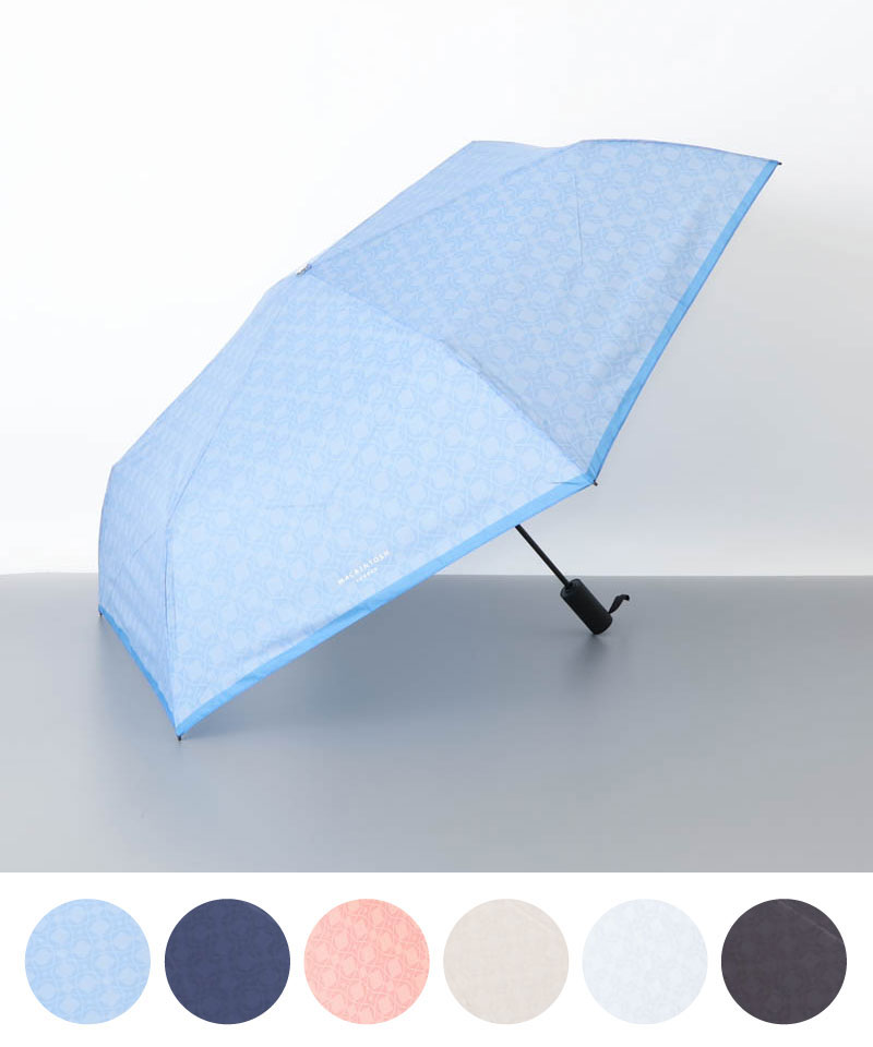 【MACKINTOSH LONDON（マッキントッシュ ロンドン）】アンドリュー柄雨傘（折りたたみ）