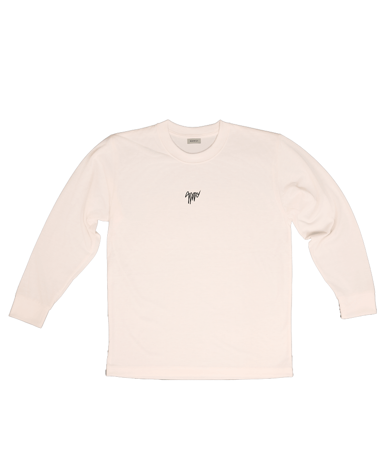 【 momiji  】 Long sleeve T the logo recycle polyester