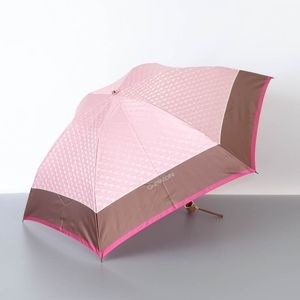 【 GHERARDINI(ゲラルディーニ)】 モノグラムジャカード雨傘(折りたたみ傘)