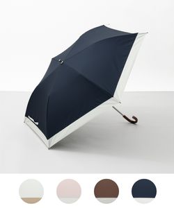 【WEB限定】サマーシールド バイカラー晴雨兼用傘（折りたたみ・トップフラット）