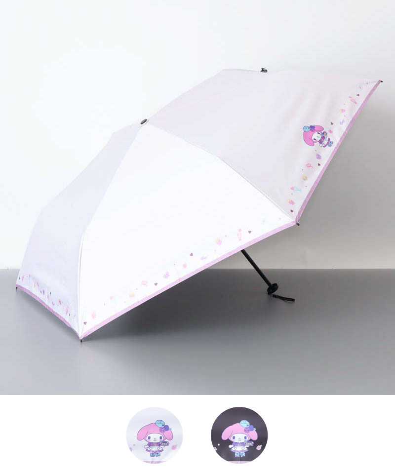 【 ANNA SUI（アナ スイ）】マイメロディ 晴雨兼用傘（折りたたみ傘）