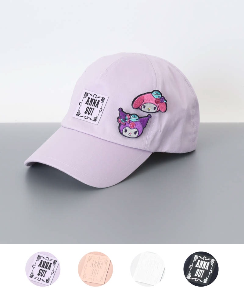 ANNA SUI（アナ スイ）】マイメロディ&クロミ 刺しゅうブローチ付き