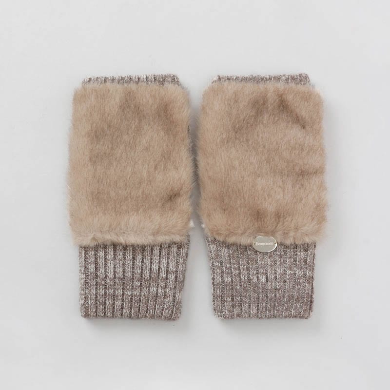 【 Beaurance （ビューランス）】エコファーショートアームウォーマー