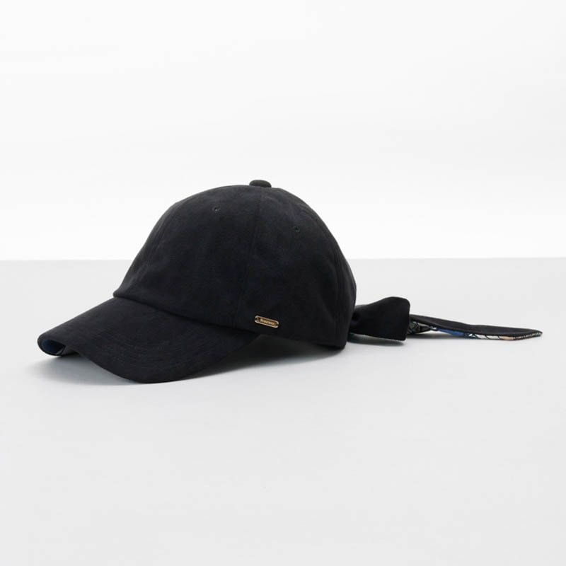 新品♡ ランバンオンブルー キャスケット ツイード レディース帽子 リボン LANVIN en Bleu 【 （ランバン オン ブルー）】リボンモチーフ