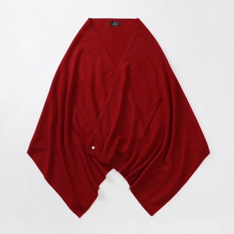 宮内庁御用達GINZA VOGUE赤いアンゴラウールハット 花飾り付き1点物希少 産