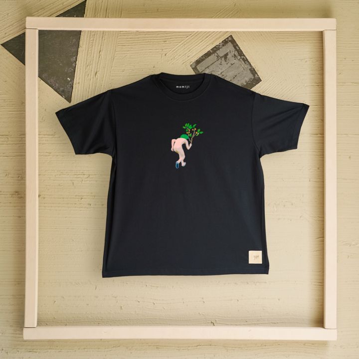 momiji 】 Long sleeve T the Unknown Great Blackモミジ