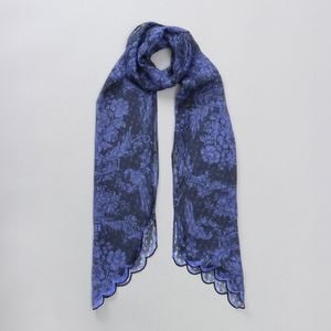 【 ANNA SUI（アナ スイ）】フリルヘムプチロングスカーフ(WASH)