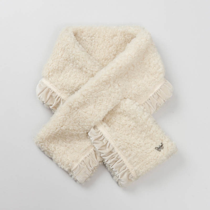 【 ANNA SUI（アナ スイ）】エコファー差込みマフラー(WASH)