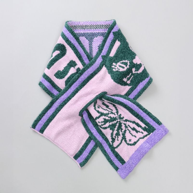 【 ANNA SUI（アナ スイ）】差込みモールマフラー(WASH)