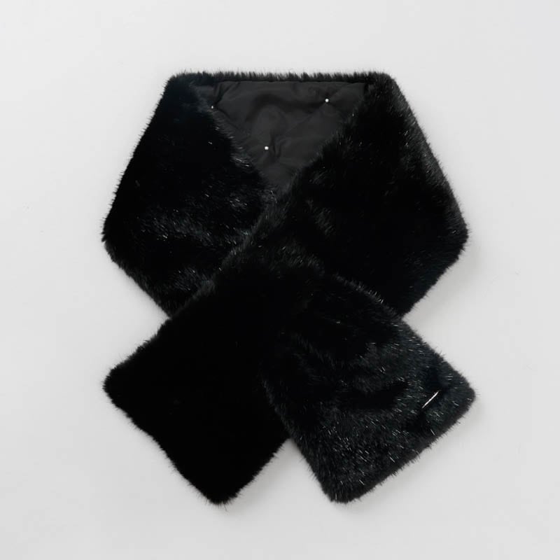 【 ANTEPRIMA（アンテプリマ）】エコファー差込みマフラー(WASH)