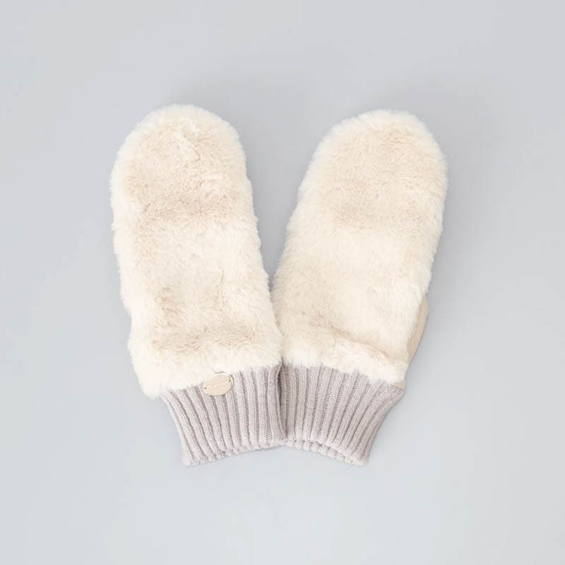 【 Beaurance （ビューランス）】エコファー×ニットミトン