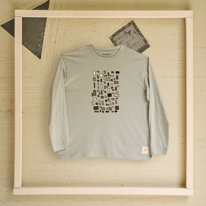 【 momiji 】 Long sleeve T the Art -包装紙-