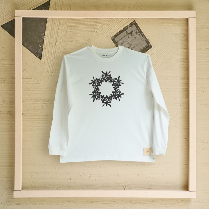 【 momiji 】 Long sleeve T the Art -楽つなぎ-