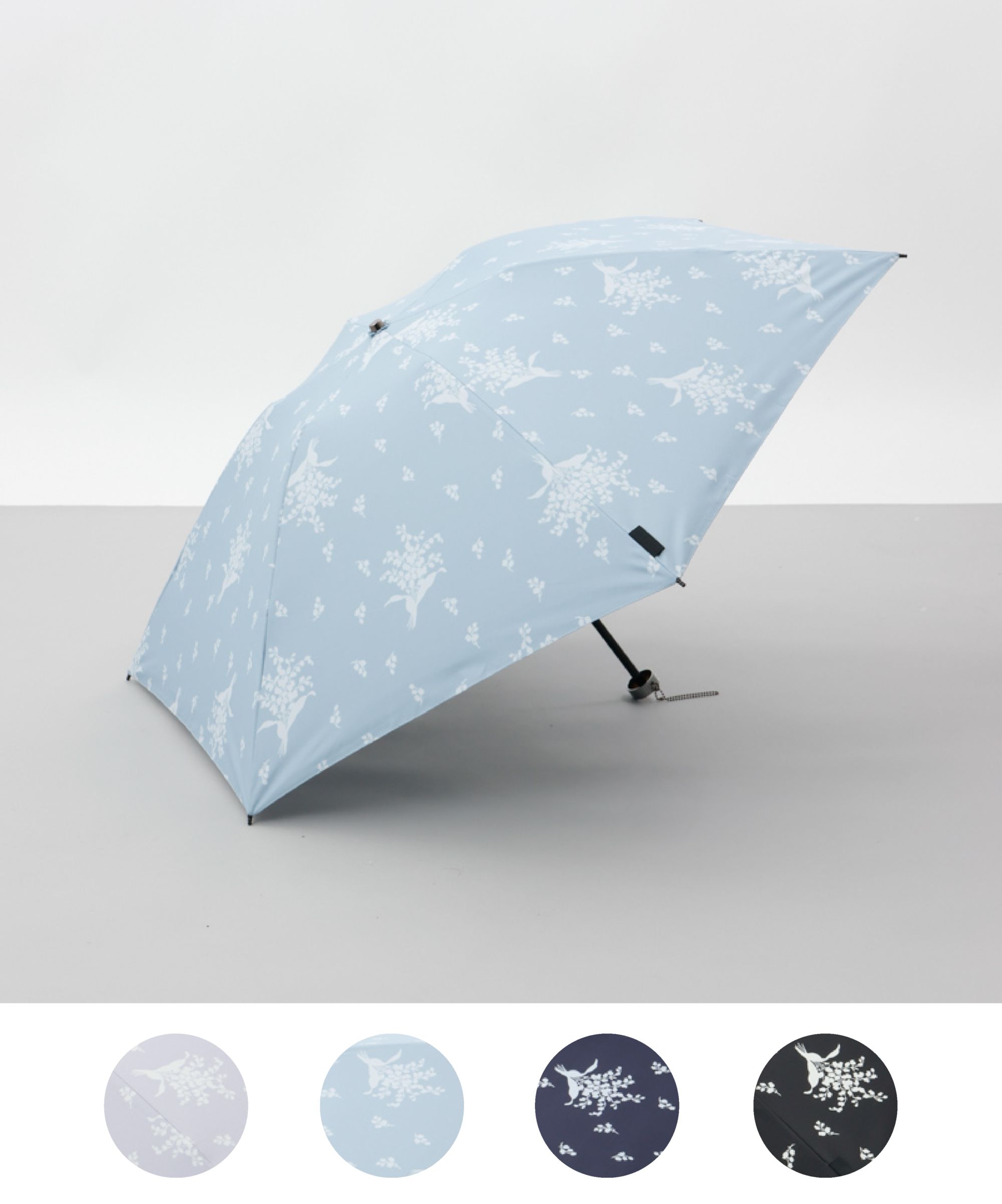 【 ANNA SUI（アナ スイ）】2026RESORTプリント晴雨兼用傘（折りたたみ）