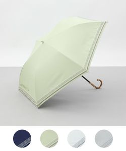 【 BLAO（ブラオ）】サマーシールド　刺しゅう晴雨兼用傘(折りたたみ傘)