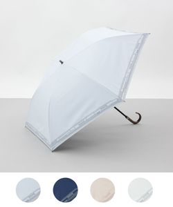 【 Blao（ブラオ）】最強級遮熱サマーシールド　幾何刺しゅう晴雨兼用傘(折りたたみ)