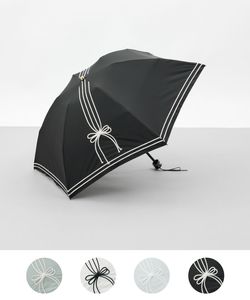【 Beaurance （ビューランス）】サマーシールド　コード刺しゅう晴雨兼用パラソル（折りたたみ）