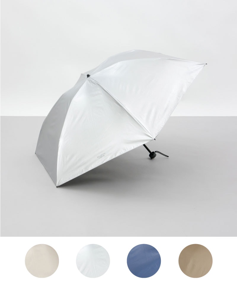 【MACKINTOSH LONDON（マッキントッシュ ロンドン）】メタリックコーティング晴雨兼用傘（折りたたみ）