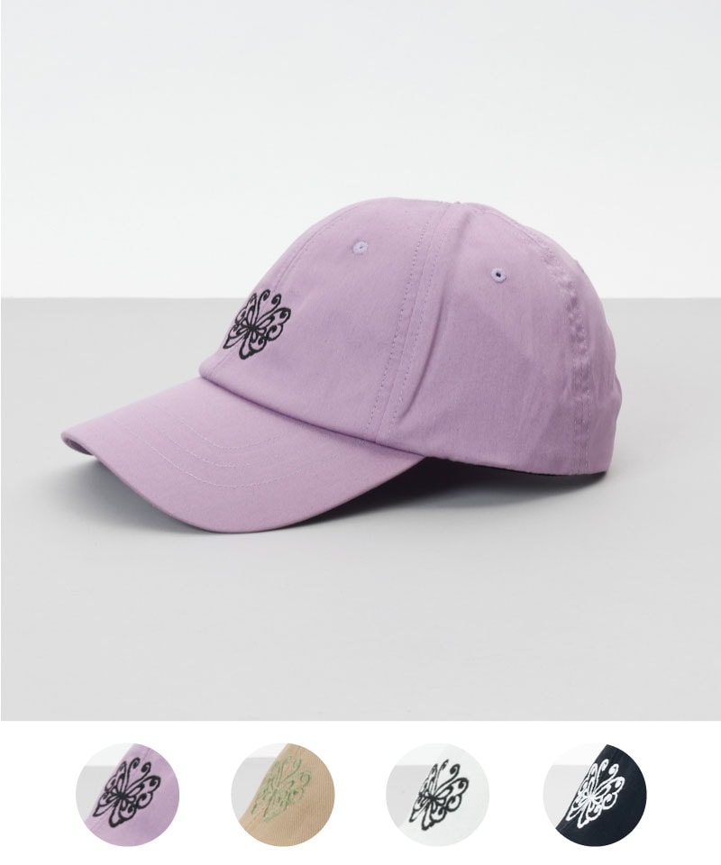 【 ANNA SUI（アナ スイ）】バタフライ刺しゅうキャップ