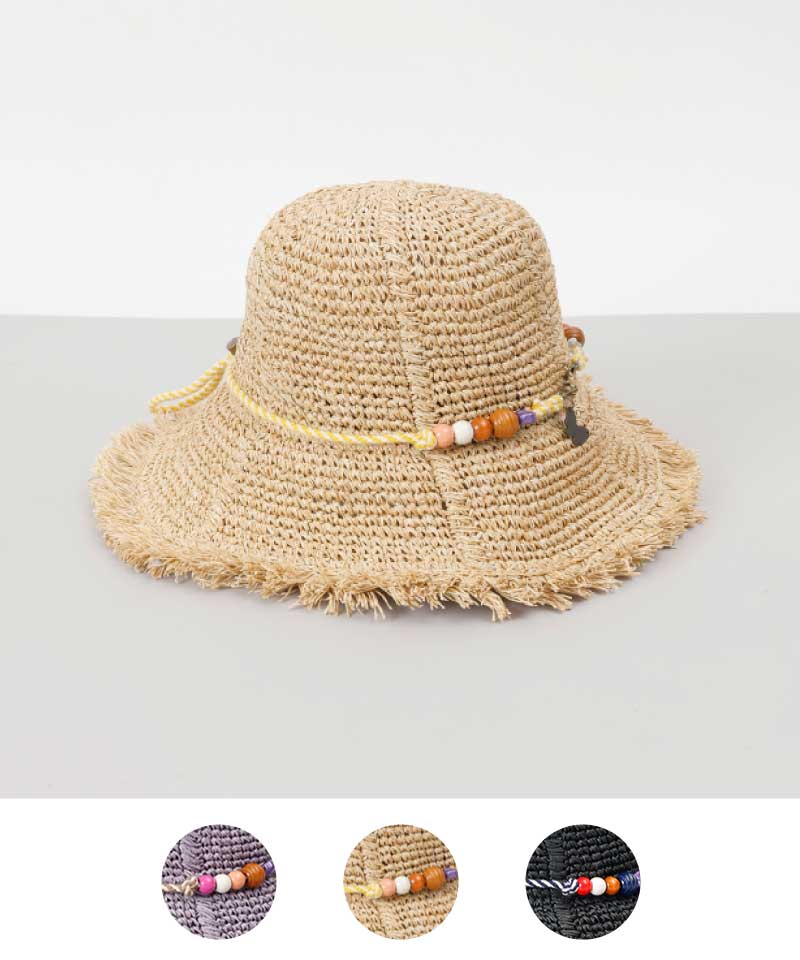 【 ANNA SUI（アナ スイ）】ペーパー手編みクロッシェハット