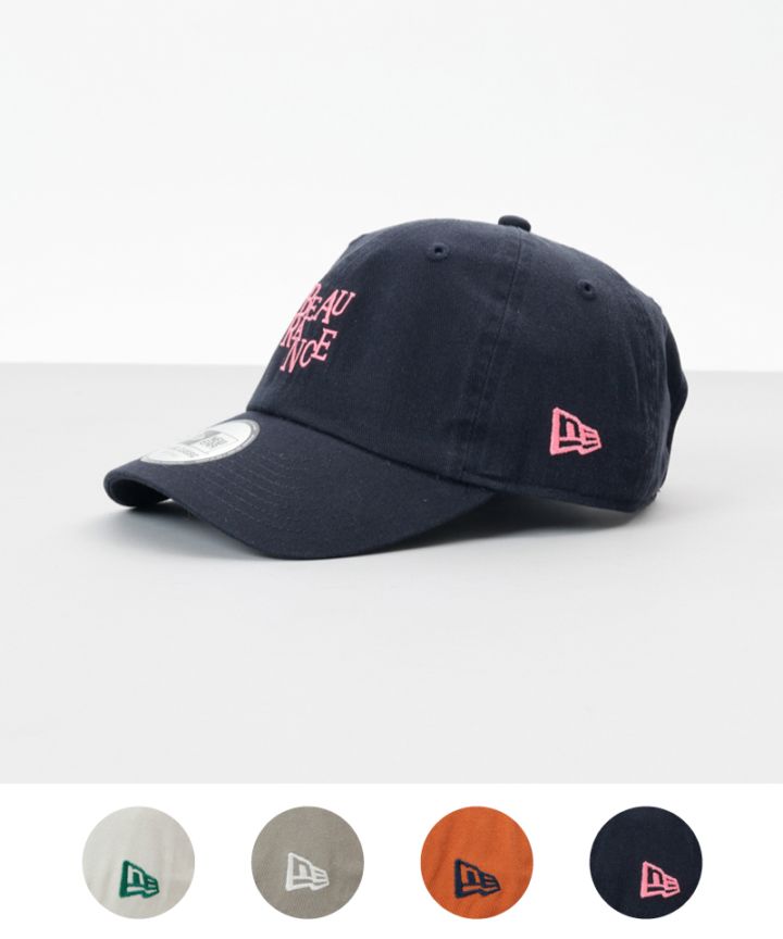 【 Beaurance （ビューランス）】NEW ERAコラボ ロゴ刺しゅう Casual Classic キャップ