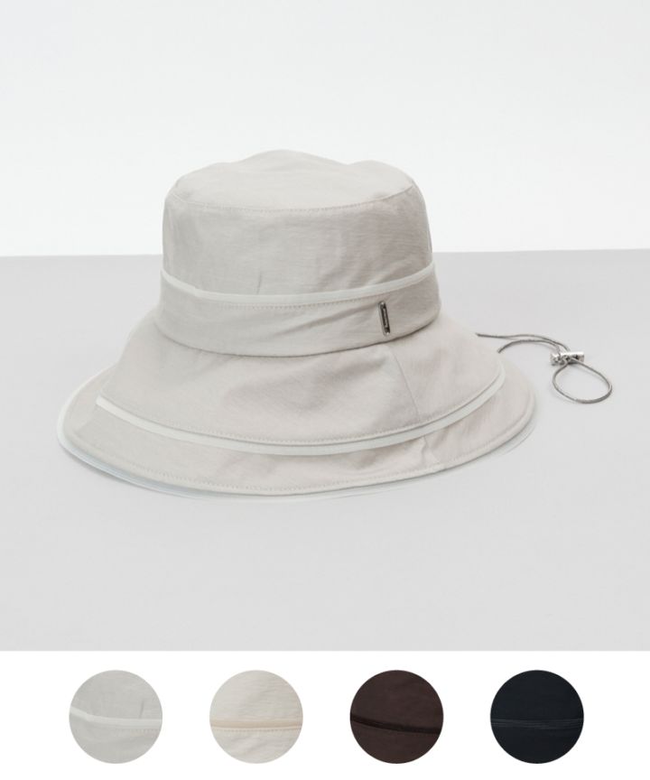 【 Beaurance （ビューランス）】サマーシールド 中つばクロッシェハット