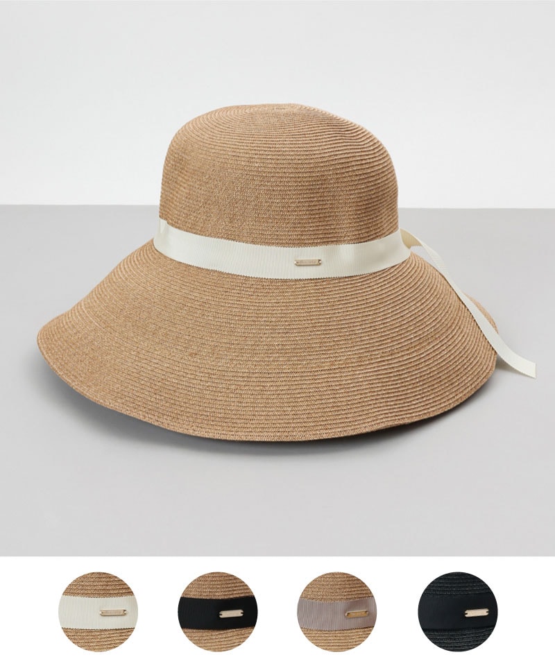 【 Beaurance （ビューランス）】サマーシールド ペーパーブレードキャペリンハット