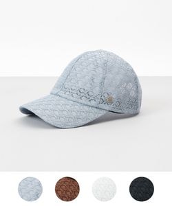 【 LANVIN en Bleu （ランバン オン ブルー）】レースキャップ