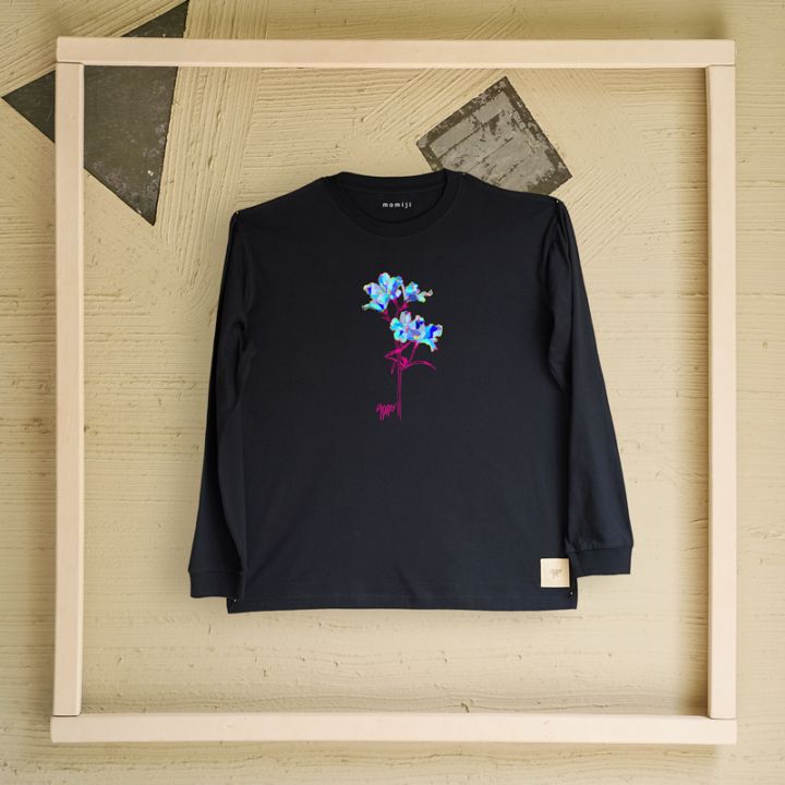 【 momiji 】 Long sleeve T the Art -デルフィニウム-