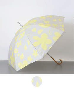【 クリエイターズ マーケット 】 大江 由佳　lala　-lemon yellow umbrella-（雨傘）受注生産品