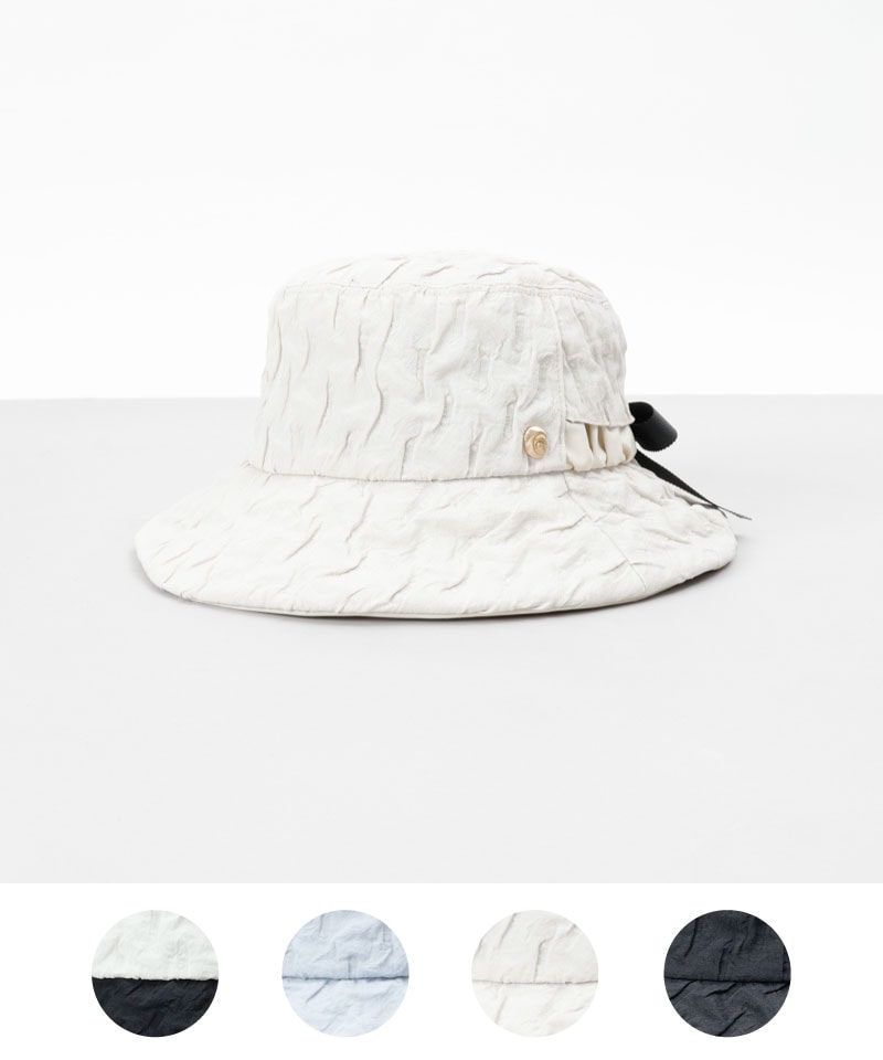【 LANVIN COLLECTION（ランバン コレクション） 】遮光キャペリンハット