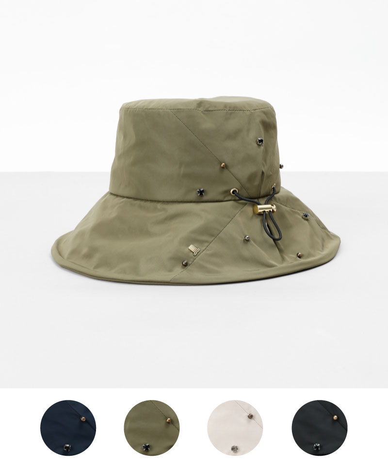 【 LANVIN en Bleu （ランバン オン ブルー）】ビジュー付きメモリークロッシェ