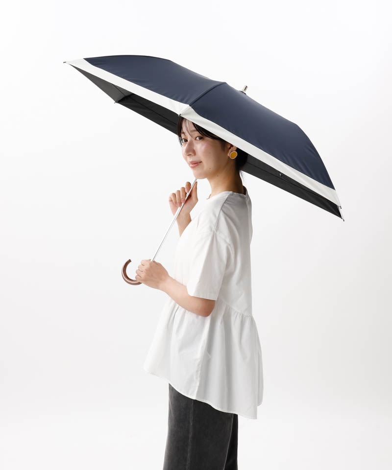 WEB限定】 バイカラー晴雨兼用傘（折りたたみ・トップフラット