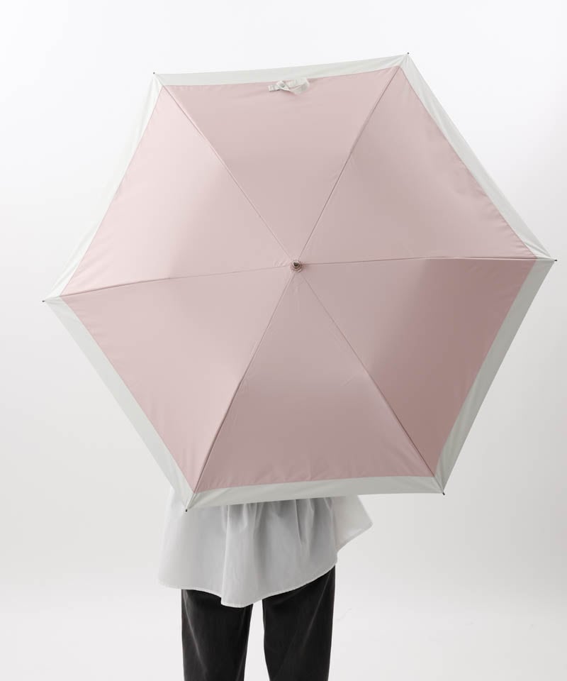 【新品・未使用】Aya×EUCLAID  バイカラーリブカットソー　ワイン WEB限定】 バイカラー晴雨兼用傘（折りたたみ・トップフラット