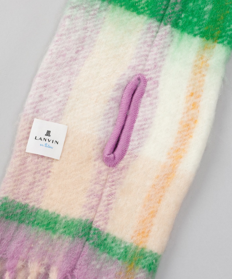 LANVIN en Bleu （ランバン オン ブルー）】モコモコマルチカラー
