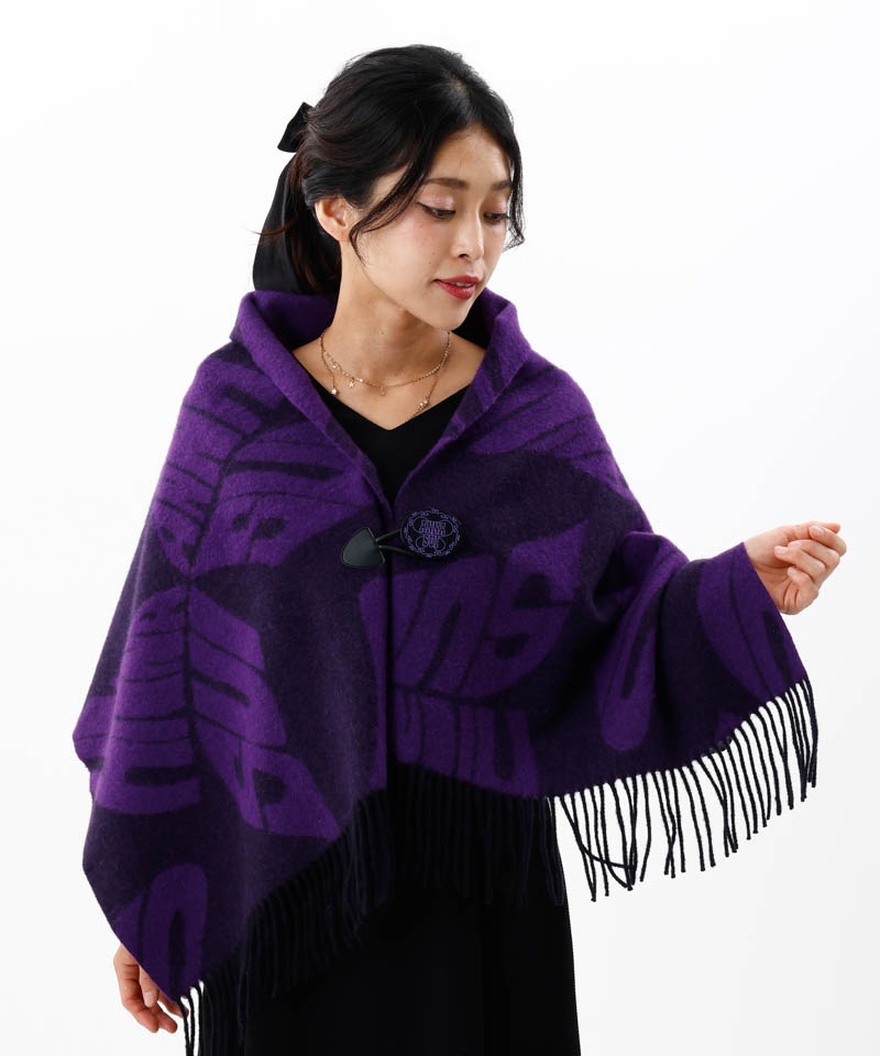 ANNA SUI（アナ スイ）】ボタン付きウールジャカード羽織り(WASH)ANNA