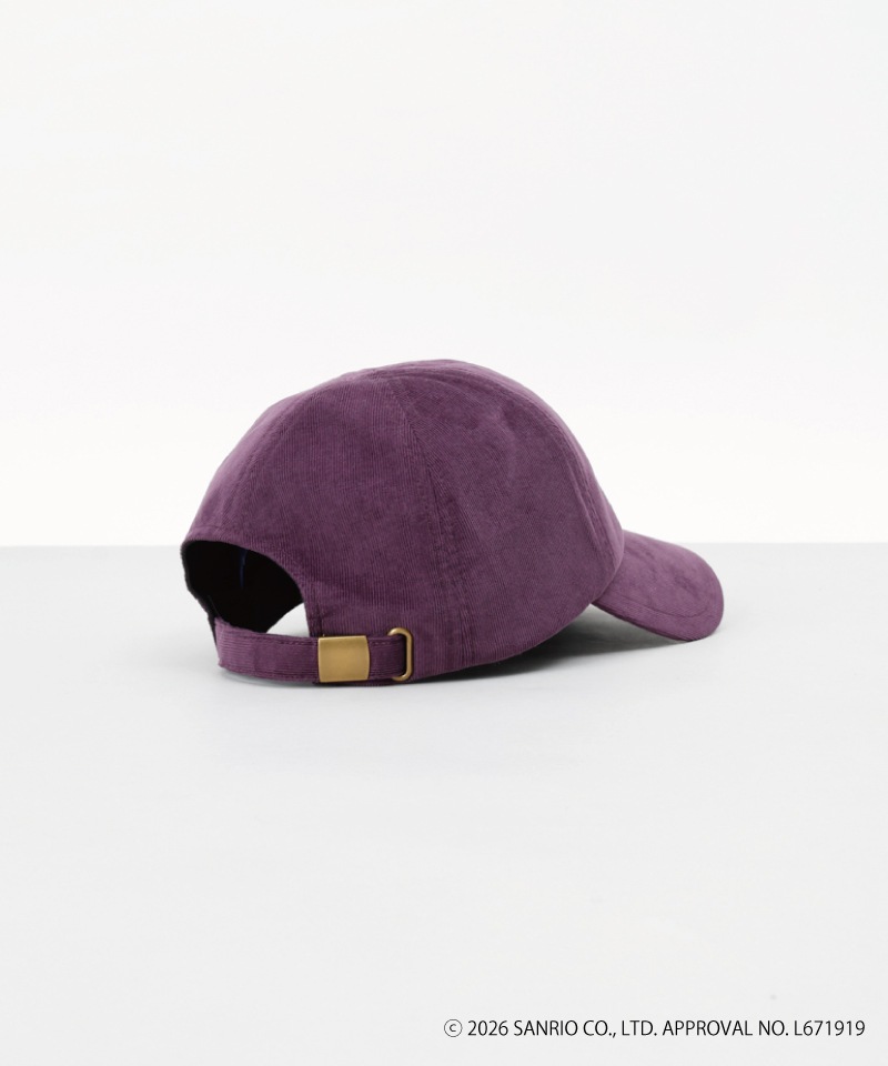 【 ANNA SUI（アナ スイ）】ANNA SUI x ポムポムプリン刺しゅうブローチ付きキャップ