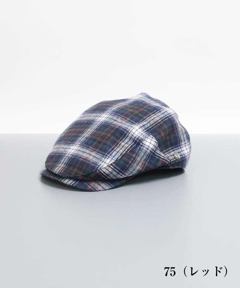 【 Tokio hat （トーキョーハット）】 チェックハンチング