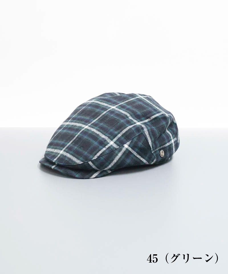 【 Tokio hat （トーキョーハット）】 チェックハンチング