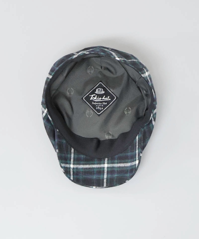 【 Tokio hat （トーキョーハット）】 チェックハンチング