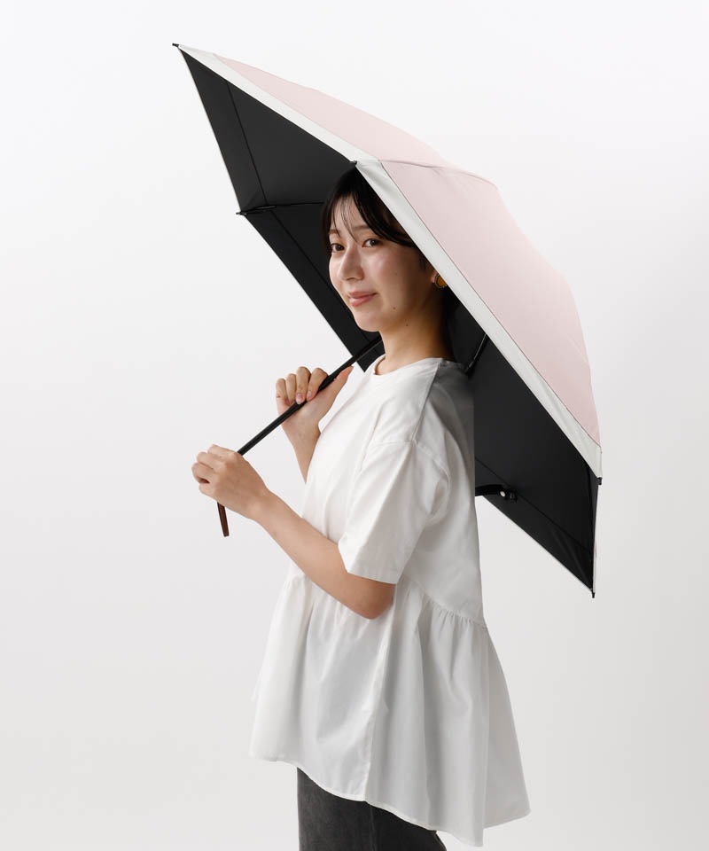 新品　Aquascutum 折りたたみ晴雨兼用傘　クイックオープン ピンク系 Aquascutum アクアスキュータム AQUASCUTUM 折りたたみ傘 日傘