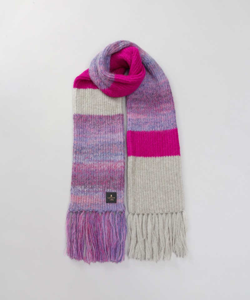 LANVIN en Bleu （ランバン オン ブルー）】モコモコロングニット