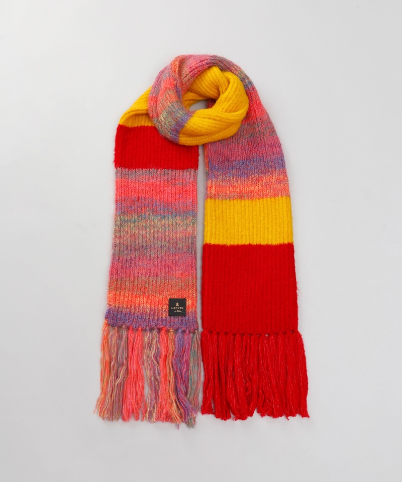 LANVIN en Bleu （ランバン オン ブルー）】モコモコロングニット