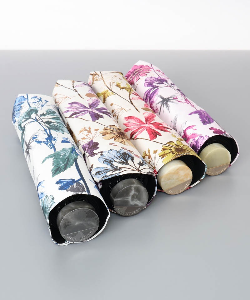 【 JILL STUART（ジル スチュアート）】ボタニカル押し花オールシーズン傘（折りたたみ傘）