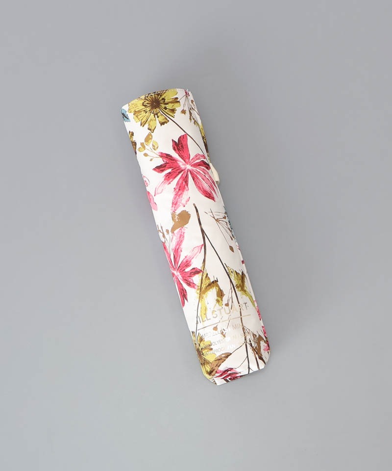 【 JILL STUART（ジル スチュアート）】ボタニカル押し花オールシーズン傘（折りたたみ傘）