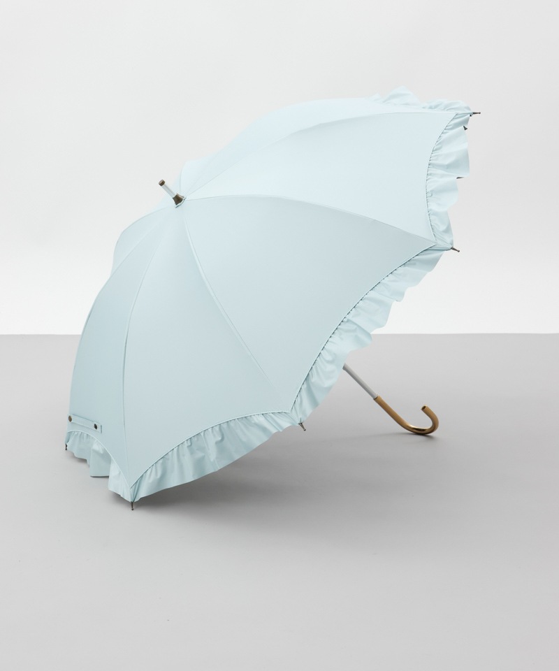ZZBURBERRY婦人雨傘 dazzlin（ダズリン）】アーチフリル晴雨兼用傘（長傘）アイテム別,婦人
