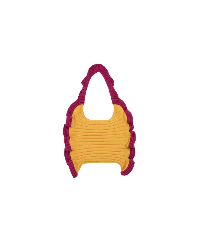 【PLEATS MAMA(プリーツママ)】RUFFLE MINI TOTE BAG ラッフルミニトートバッグ