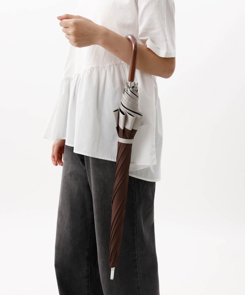 ☆未使用レベル☆RAINBOW☆AURORA☆4CD☆ WEB限定】 バイカラー晴雨兼用傘（折りたたみ・トップフラット）EC限定