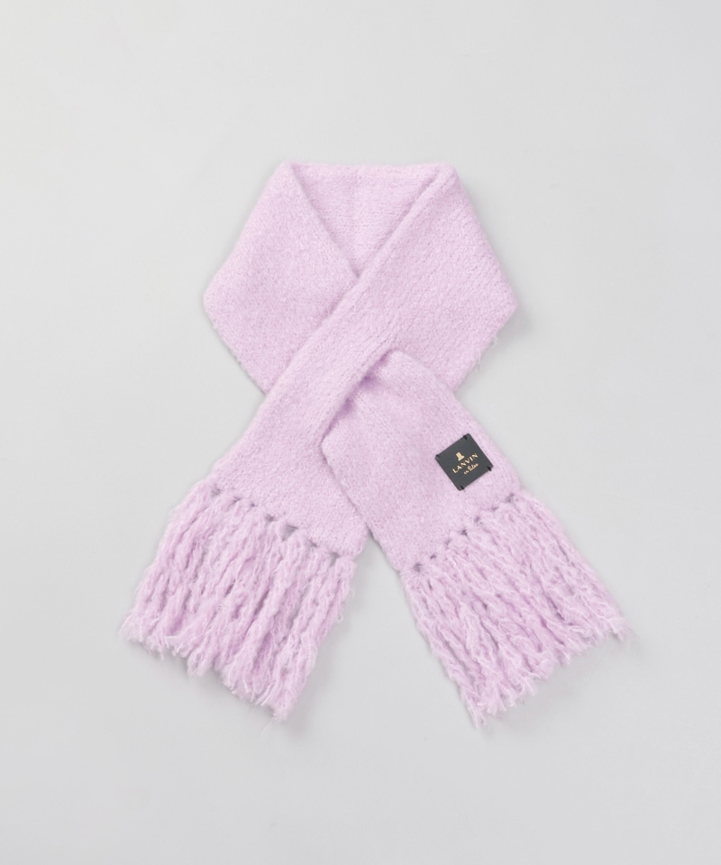 LANVIN en Bleu （ランバン オン ブルー）】モコモコ差込みマフラー