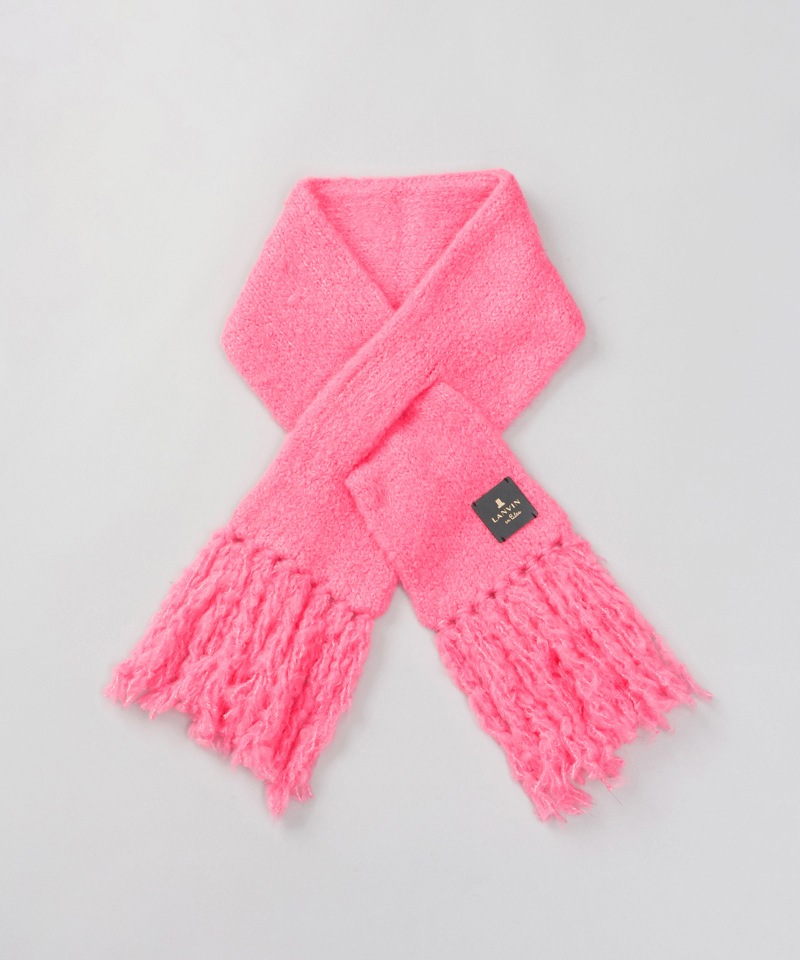 LANVIN en Bleu （ランバン オン ブルー）】モコモコ差込みマフラー